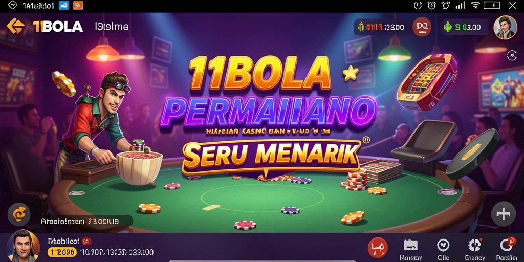 Gameplay menarik 11BOLA dengan tampilan menakjubkan dari dunia Kasino.