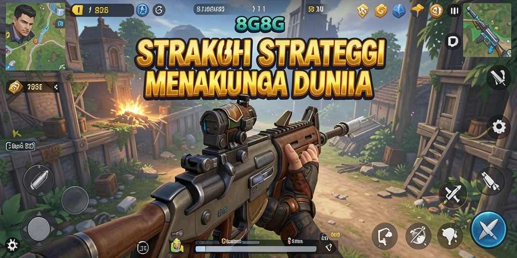 Tangkapan layar utama 8G8G menampilkan aksi gameplay strategi yang intens.