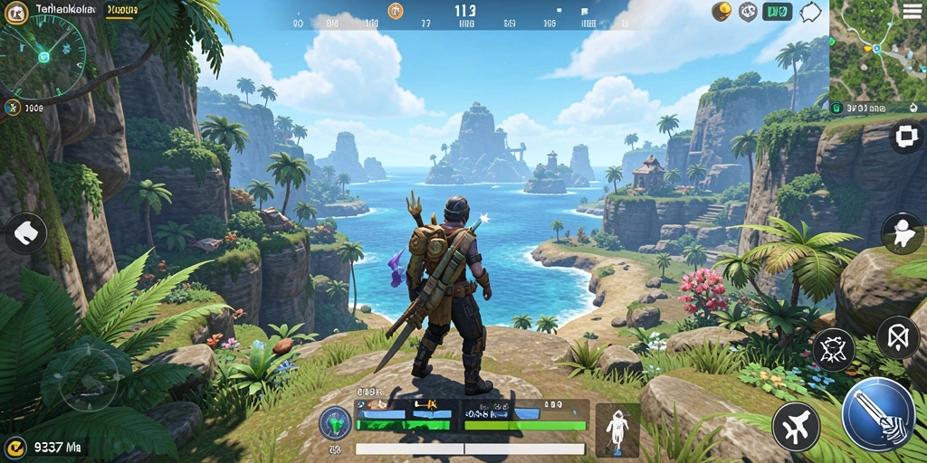 Tampilan gameplay menakjubkan di dunia Open World 93337.