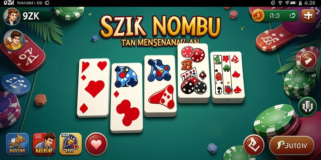 Tampilan gameplay seru 9ZK dengan pemain yang bersaing.