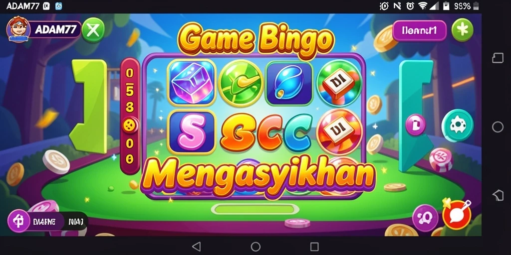 Screenshot gameplay menarik dari Bingo di ADAM77.