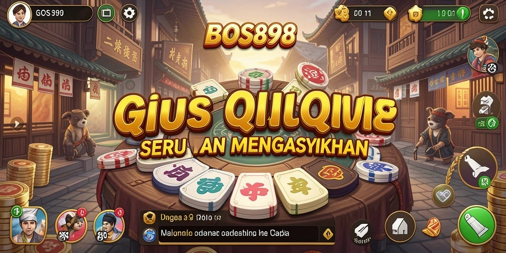 Screenshot gameplay <strong>BOS898</strong> menampilkan serunya bermain QiuQiu secara online.