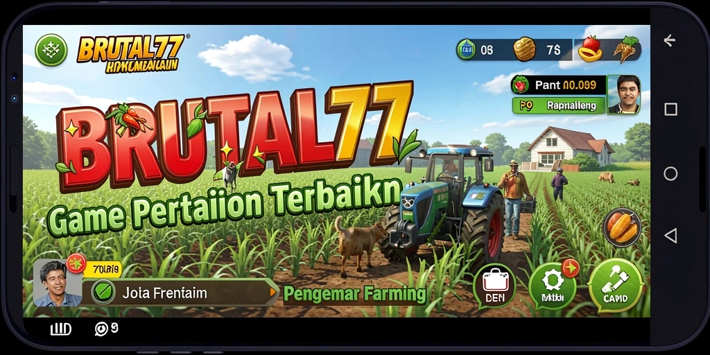 Gameplay menarik dari BRUTAL77 dengan grafis pertanian yang menawan.