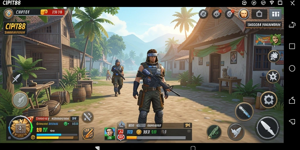 Screenshot CIPIT88 menunjukkan kedalaman gameplay dan interaksi sosial yang kaya.
