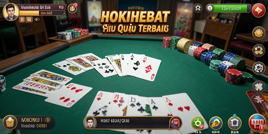 Tampilan gameplay QiuQiu yang menarik dan interaktif.