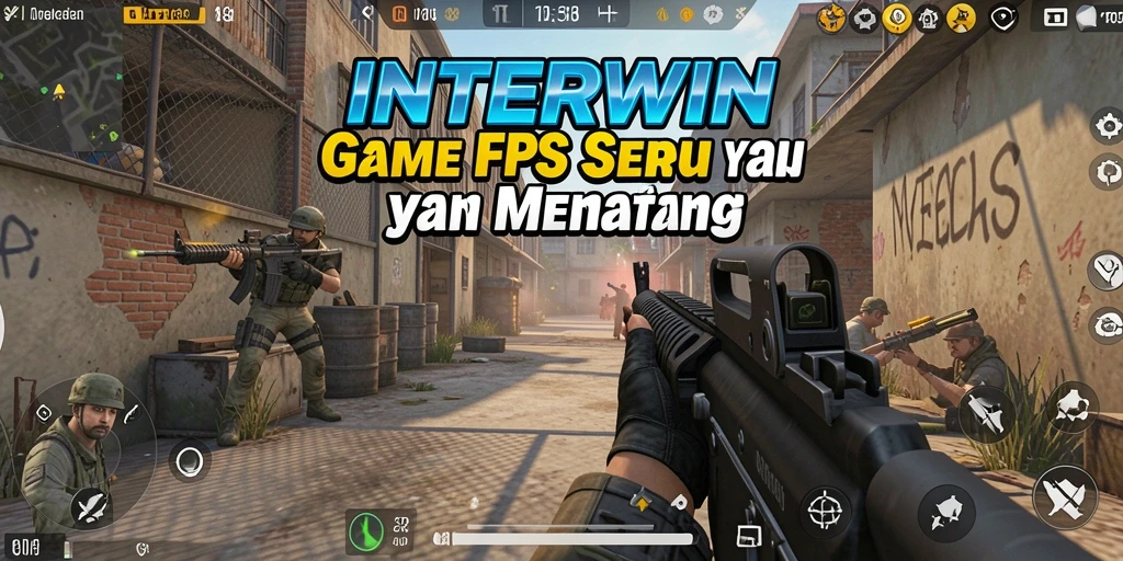 Tampilkan gameplay menegangkan di INTERWIN dengan aksi nyata.