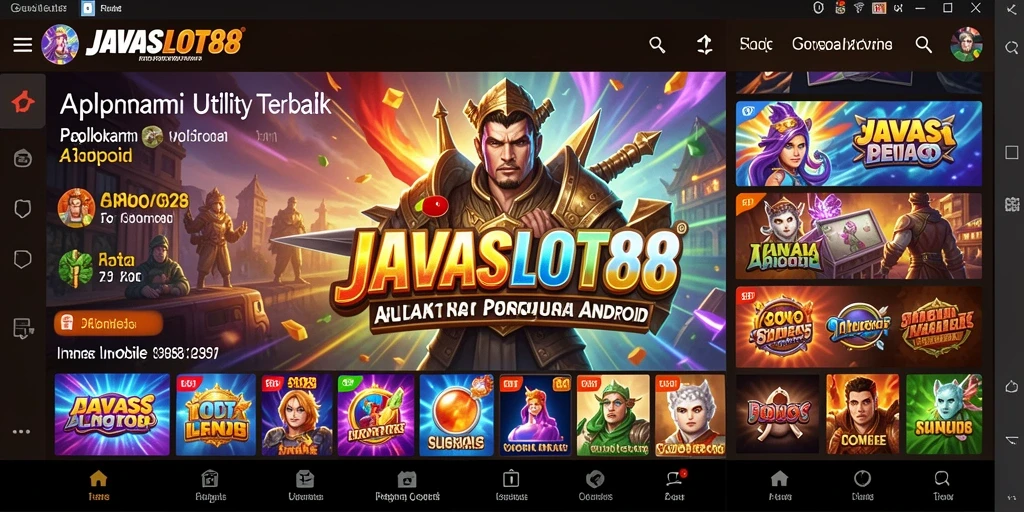 Screenshot utama menampilkan antarmuka sederhana dan fitur-fitur canggih.
