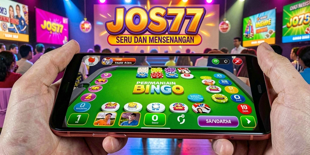 Tampilan gameplay menarik dari JOS77 dengan suasana Bingo yang menggembirakan.