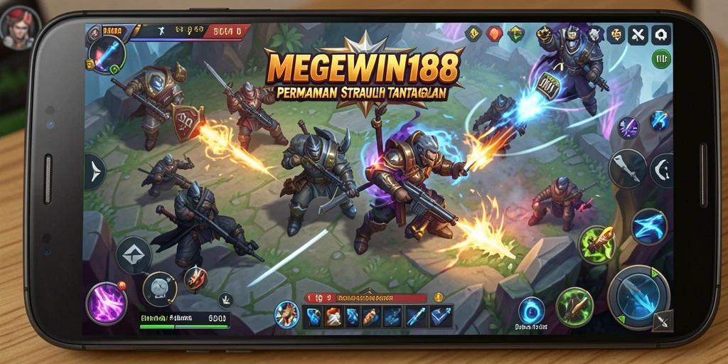 Tampilan gameplay strategi yang mendebarkan di MEGEWIN188.