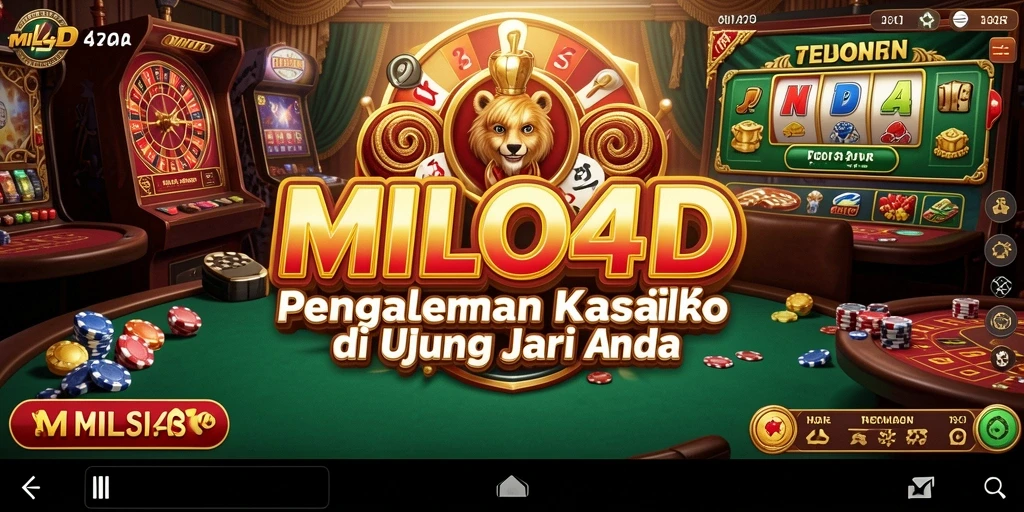 Tampilan gameplay mendebarkan dari MILO4D yang menawarkan berbagai permainan kasino.