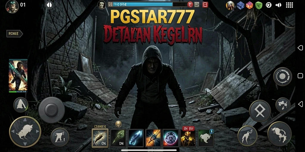 Tampilan gameplay menyeramkan dari PGSTAR777 yang penuh kejutan.