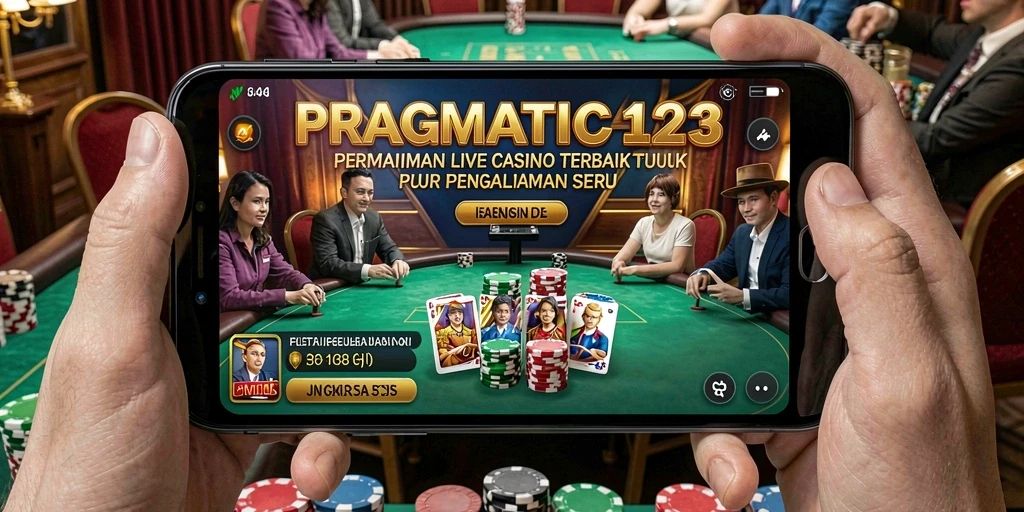 Tampilan gameplay Live Casino yang seru dan interaktif di PRAGMATIC123.