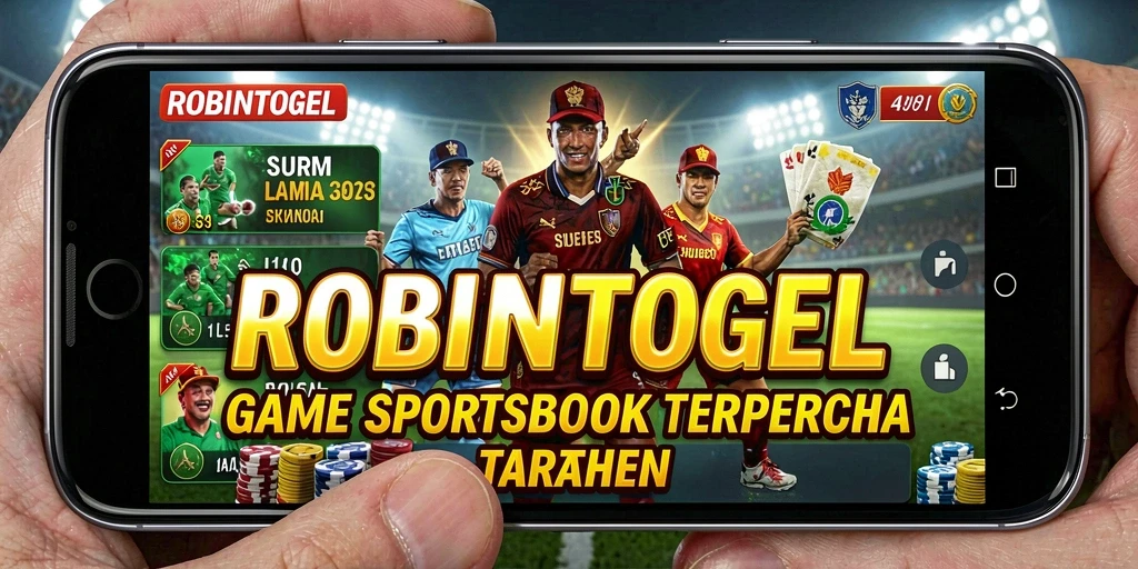 Screenshot utama ROBINTOGEL menampilkan antarmuka taruhan yang dinamis.