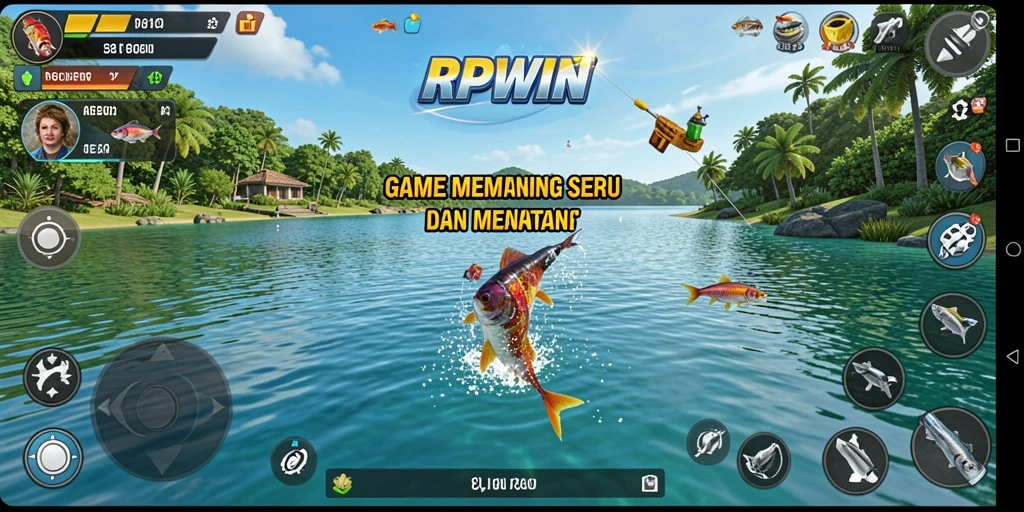 Tampilan gameplay yang menakjubkan dan menantang di RPWIN.