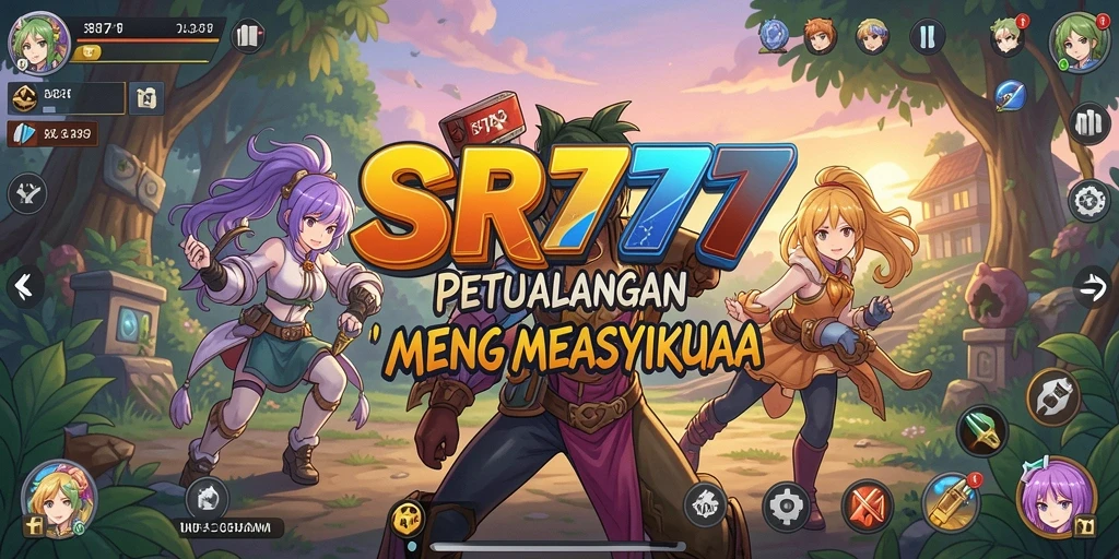 Screenshot utama SR777 menampilkan aksi mendebarkan dalam gameplay Anime.
